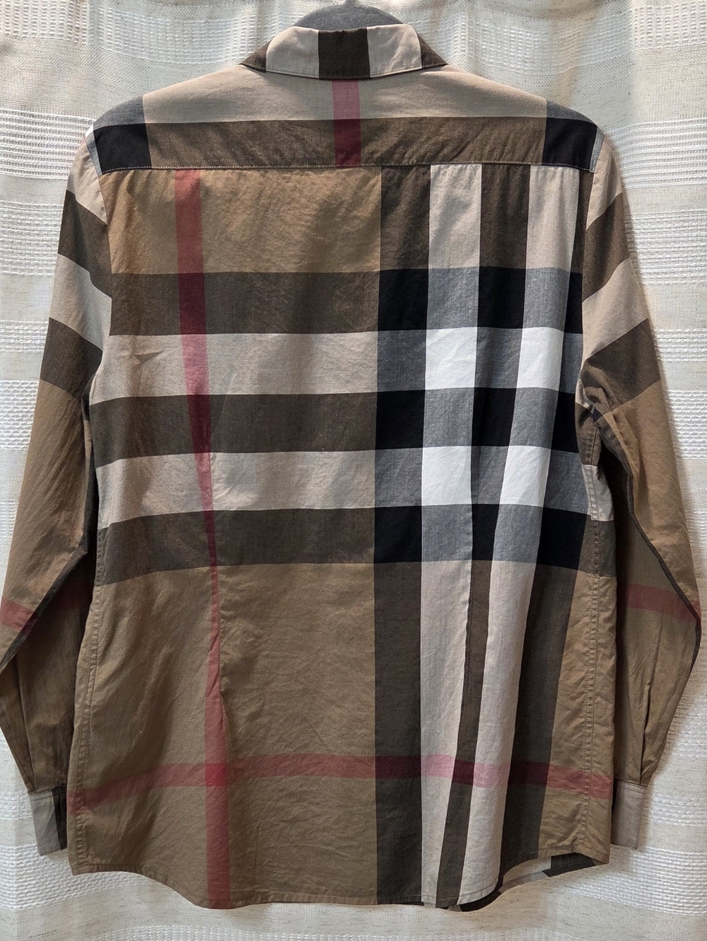 Burberry Brit Cotton Check Women's Button-Up Shirt Size Medium - Picture 6 of 13
